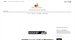 Desktop Screenshot of paleodietsguide.com